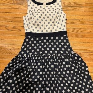 J. Crew Kids Dress - Black and White Polka Dots